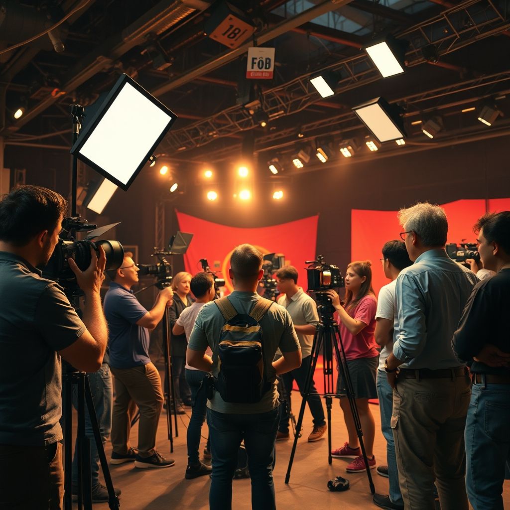 การทำงานของทีมงานในฉากเบื้องหลังถ่ายทำ