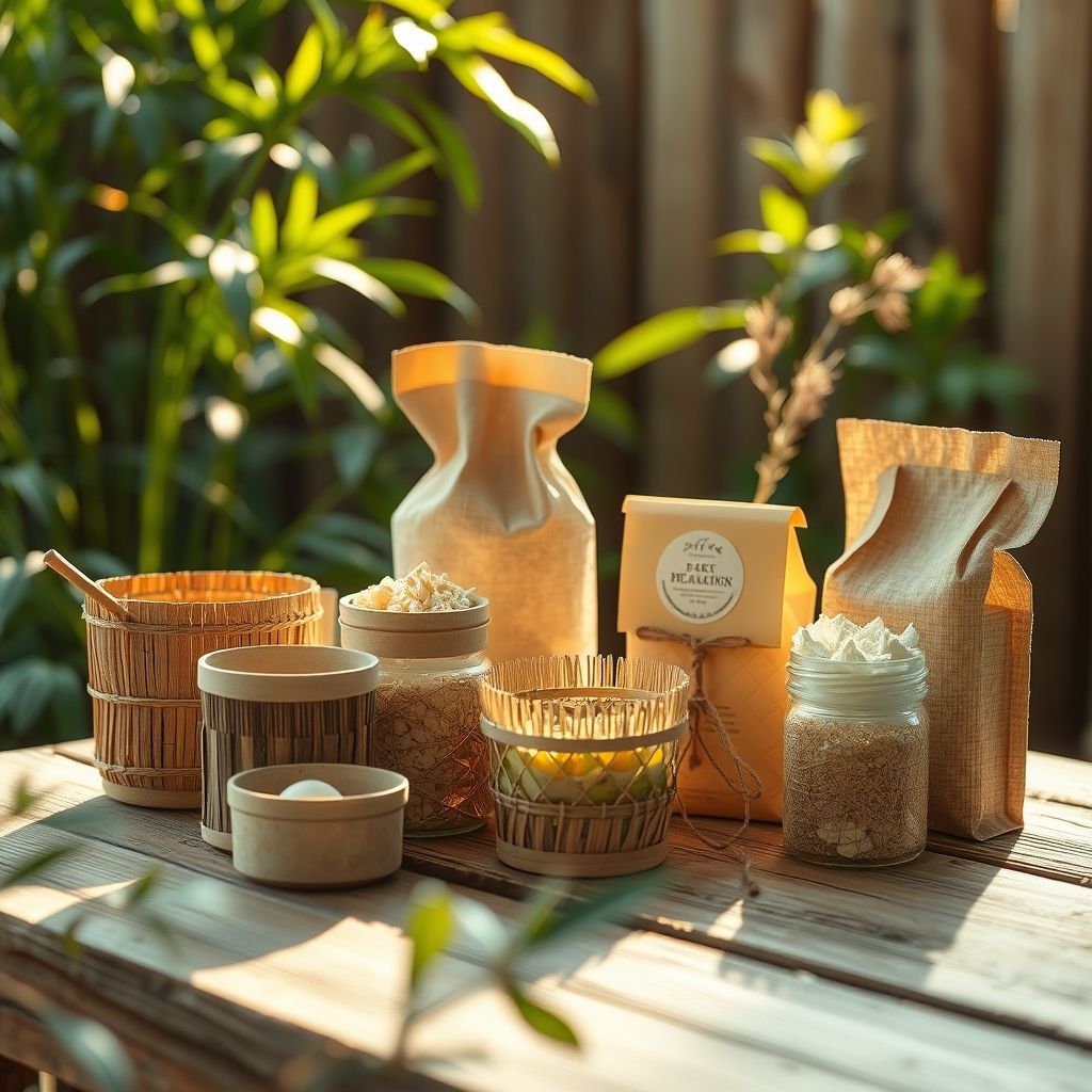 การใช้วัสดุธรรมชาติในบรรจุภัณฑ์ที่น่าสนใจ