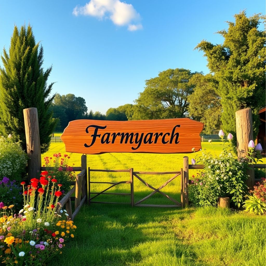 ชื่อฟาร์มที่ได้รับแรงบันดาลใจจากธรรมชาติ