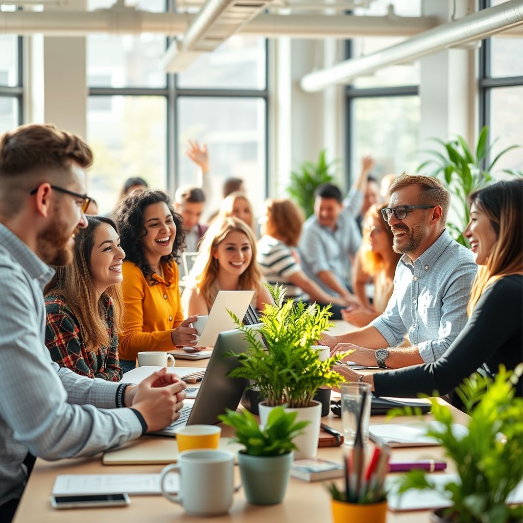 บรรยากาศการทำงานที่สนุกสนานในเบื้องหลัง