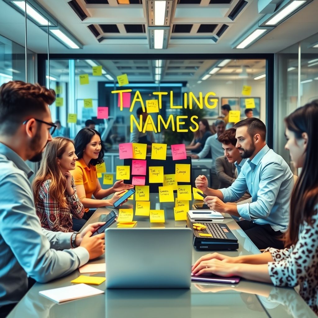 วิธีเลือกชื่อบริษัทเทคโนโลยีที่ดึงดูดสายตา