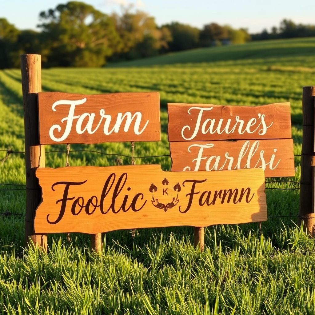 ไอเดียตั้งชื่อฟาร์มที่โดดเด่น